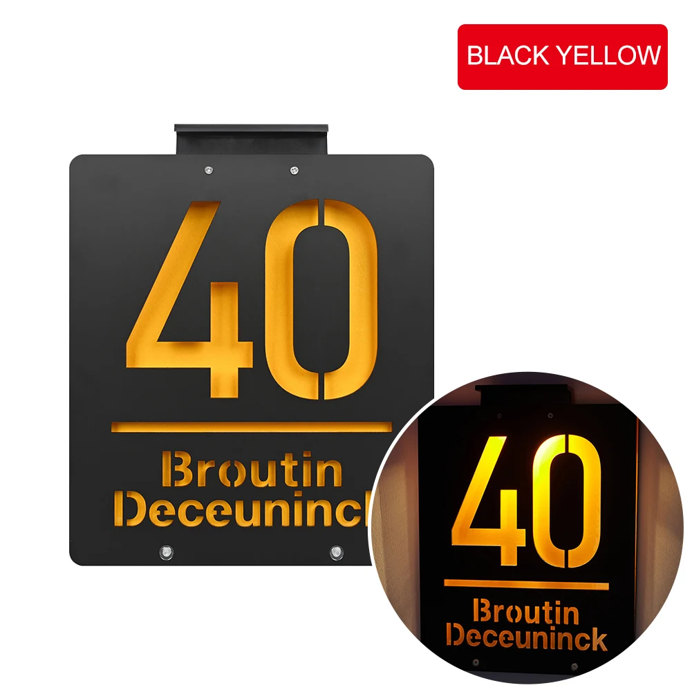 black yellow