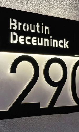 Custom Letterbox & House Number Signs — Large Size, Solar LED Light