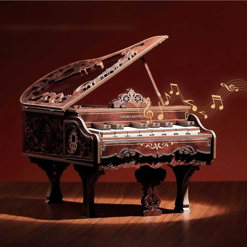 Grand Piano 3D Puzzle Wooden Model Kit