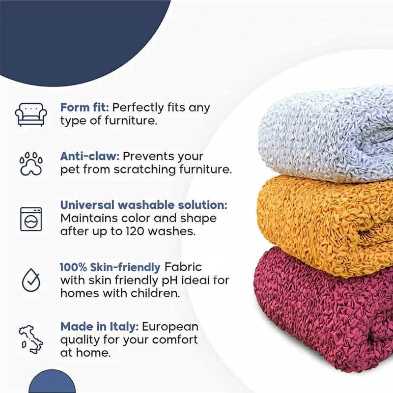 SQUARE Ottoman Covers Foot Stool Slipcovers