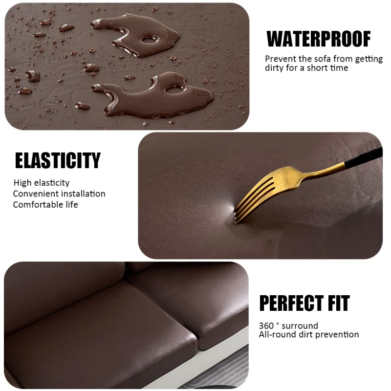 PU Leather Waterproof Sofa Lounge Cushions Cover