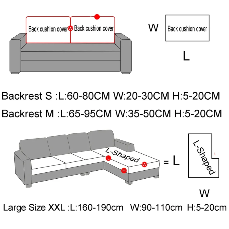 Sofa Lounge Cushions Cover water repellent