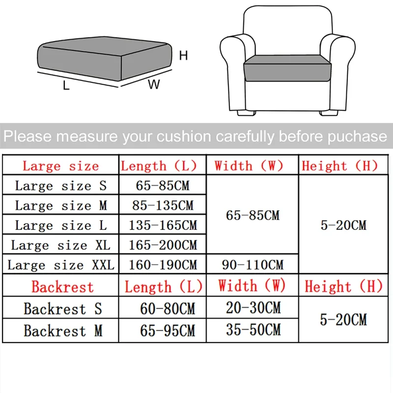 Sofa Lounge Cushions Cover water repellent