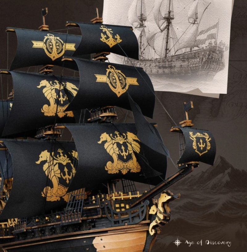 Baroque Pirate Ship Model Kit