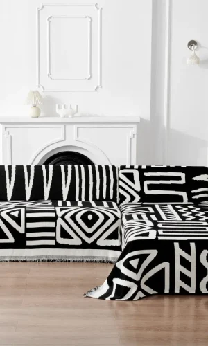 Couch Throw Blanket Sofa Towel — Abstract Patterns