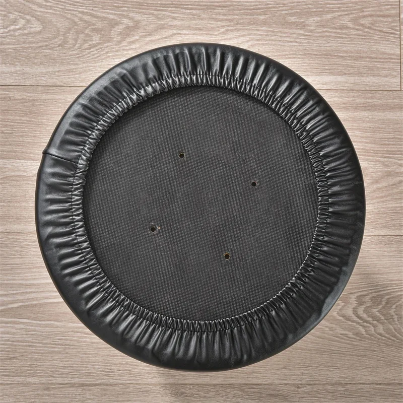 Round Salon Stool Cover - Bar Chair Slipcover PU Leather Ø30-38cm Round Salon Stool Cover Bar Chair Cover-