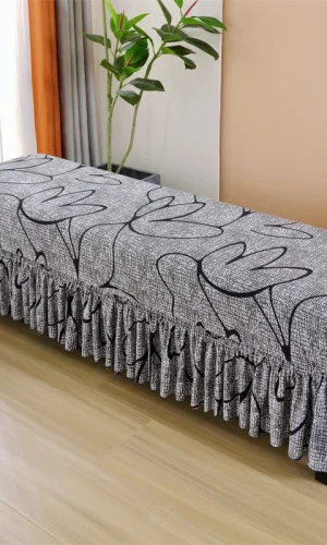 Bench Cover with Ruffled Skirt (35-45)×(120-150)cm — Bed End