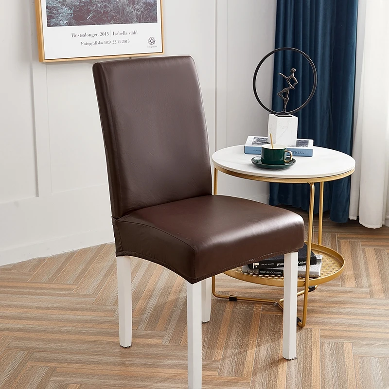 Chair Cover Water Resistant Stylish Colours PU Leather