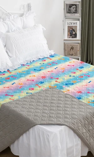 Bed Mattress Cover Water Repellent — Pet-Proof Bedspread  2 Colours