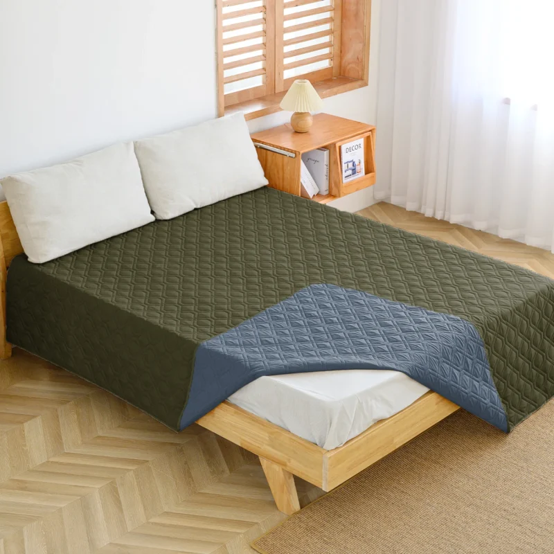 Bed Mattress Cover Water Repellent — Pet-Proof Bedspread 2 Colours Water Repellent Mattress Cover pet proof bedspread King / Queen Size & double beds