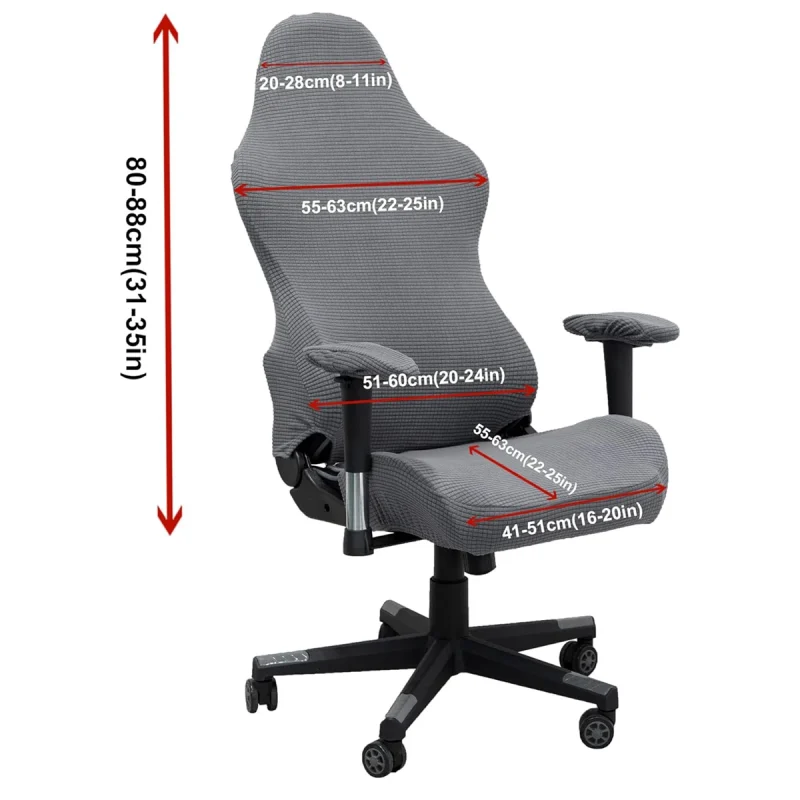 Gaming Chair Cover Computer Chair Cover — Stylish Colours 4pcs/Set Gaming Chair Covers Computer Chair Covers