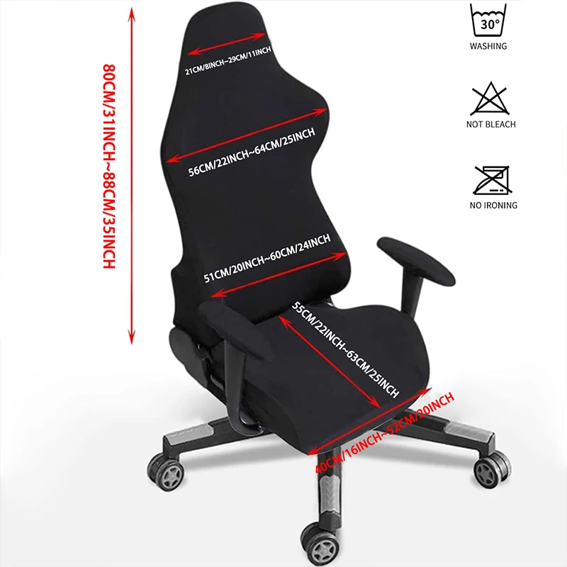 Gaming Chair Cover Computer Chair Cover — Abstract Patterns 4pcs/Set Gaming Chair Covers Computer Chair Covers