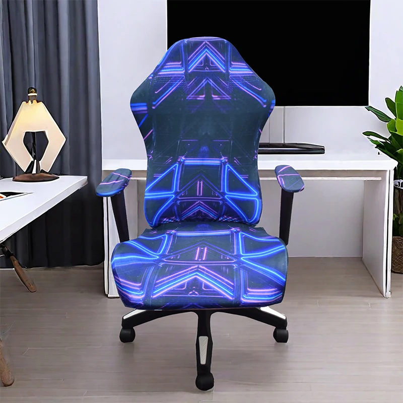 Gaming Chair Cover Computer Chair Cover — Abstract Patterns 4pcs/Set Gaming Chair Covers Computer Chair Covers