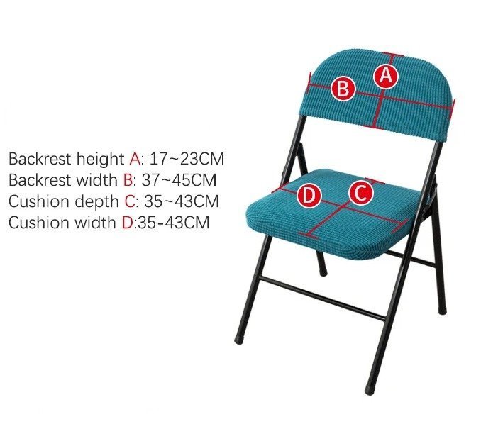 Folding Chair Covers Stylish Colours 2 Pieces/Set Folding Chair Covers