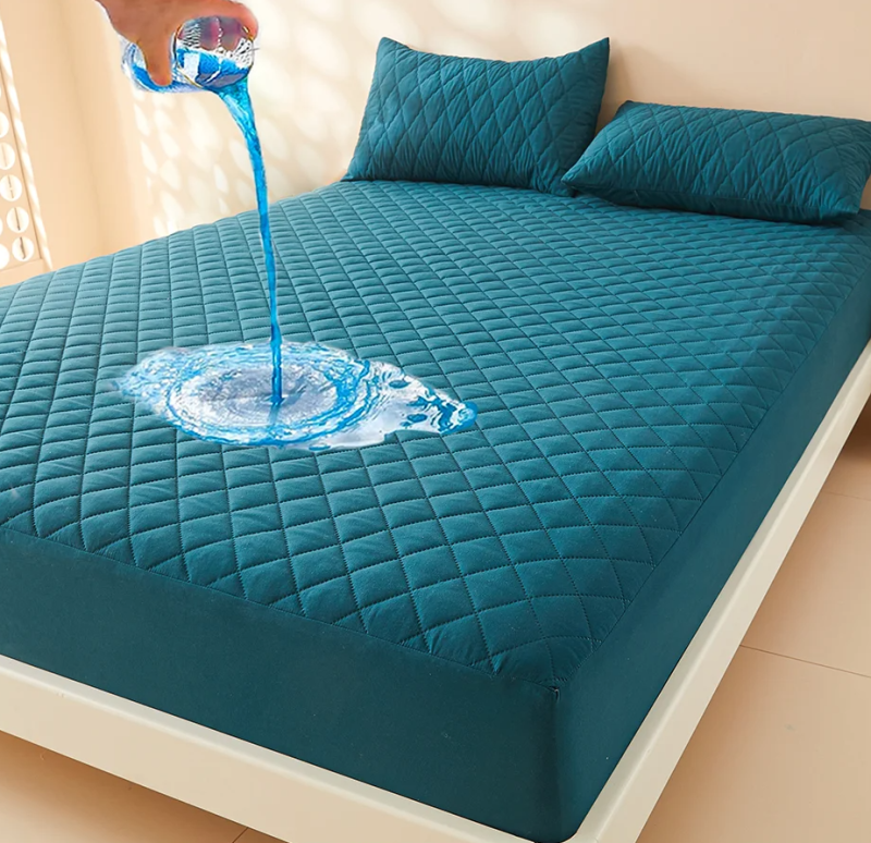 Water Repellent Mattress Cover — TPU Membrane Backing Water Repellent Mattress Cover