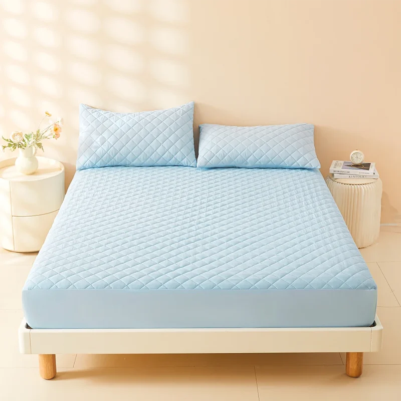 Water Repellent Mattress Cover — TPU Membrane Backing Water Repellent Mattress Cover