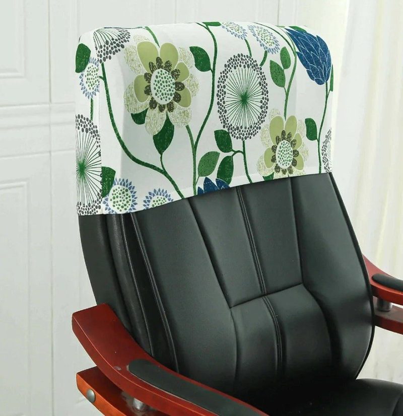 Headrest Cover for Office Chairs & Recliners — 7-15cm Backrest Headrest Covers for Office Chairs & Recliners