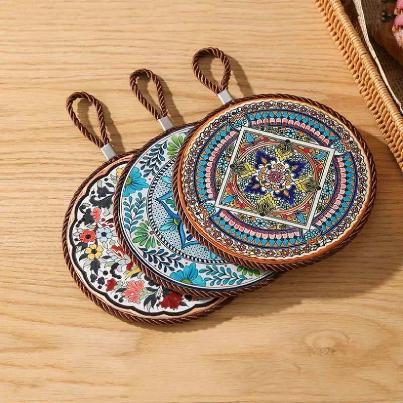 Moroccan Style Heat Resistant Ceramic Trivet