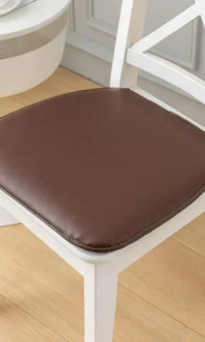 Chair Pads Seat Cushions PU Leather — Stylish Colours