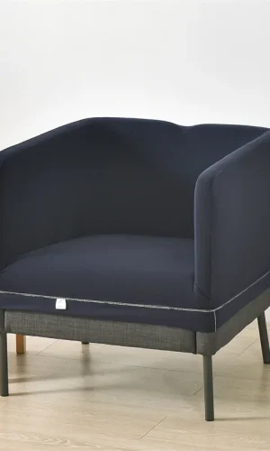 1 Seater Square Arm Sofa Cover with Matching Ottoman Slipcover