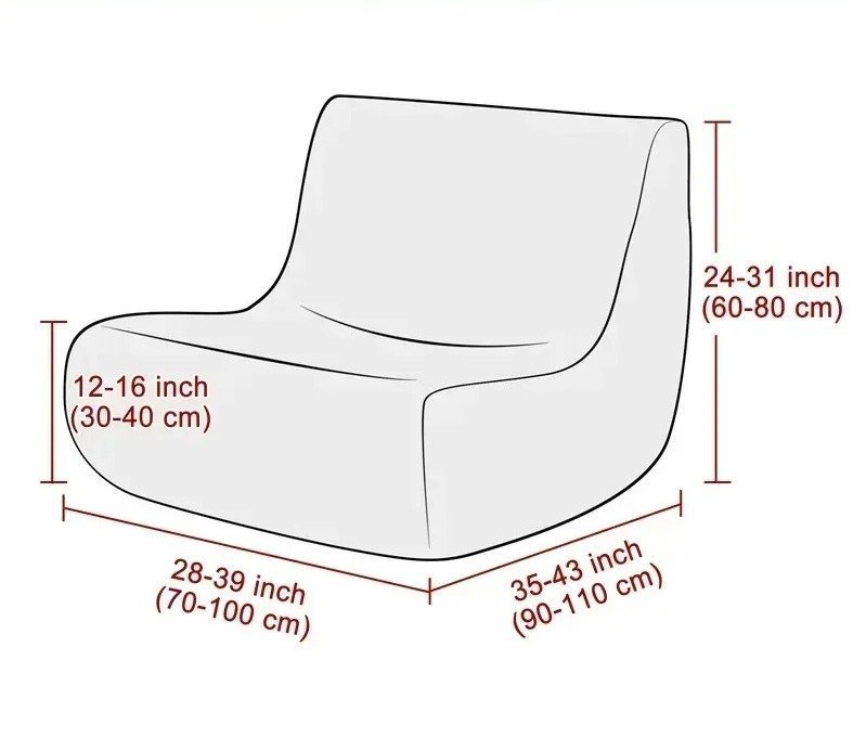 Floor Sofa Chair Cover / Lazy Recliner Slipcover — Stylish Patterns Floor Sofa Chair Covers / Lazy Recliner Sofa Slipcovers