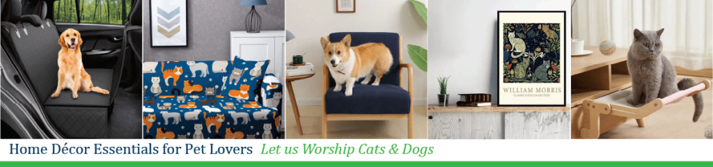 Home Décor Essentials for Cats & Dogs Lovers & Pet-Friendly Sofa Covers