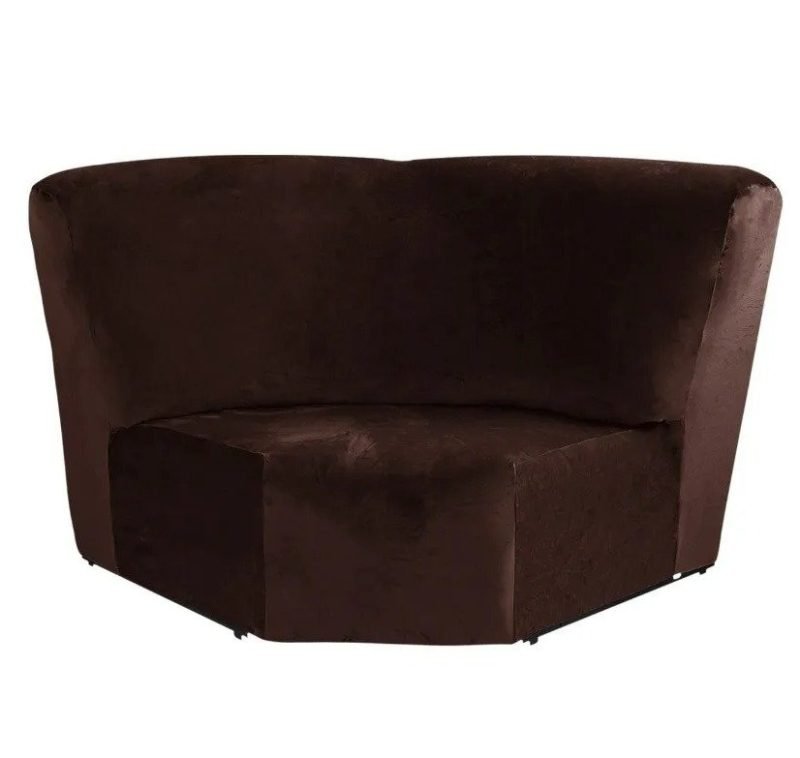 Recliner Corner Lounge Covers / Corner Sofa L Shape Couch Covers Stylish Colours Velvet