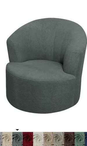 Swivel Chair Cover Accent Chair Slipcover — Stylish Colours