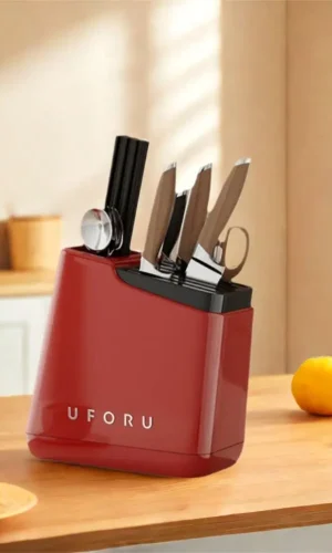 Kitchen Knife Storage Rack-Anti-slip Knife Stand Holder Stylish Colours
