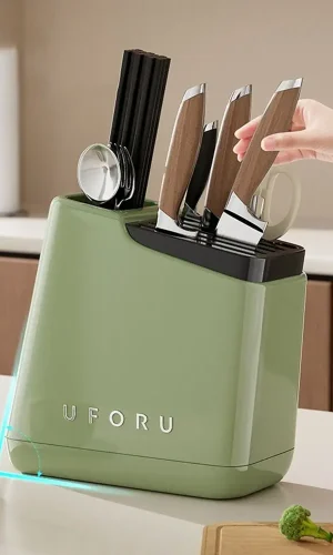 Kitchen Knife Storage Rack-Anti-slip Knife Stand Holder Stylish Colours