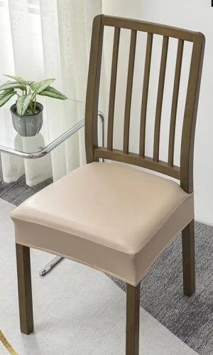 PU Leather Chair Seat Cover PU Dining Chair Cover Stylish Colours