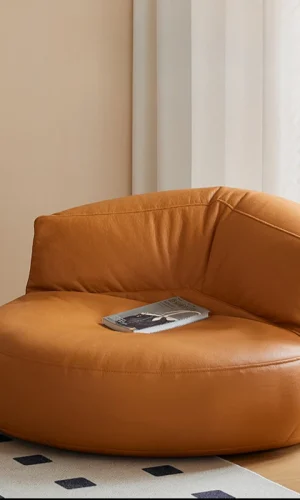 bean bag covers Lazy Lounge & ottoman covers_soft faux leather