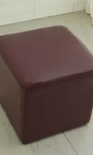 SQUARE Ottoman Covers Foot Stool Slipcovers stylish Colours Water-Repellent PU 38-41cm