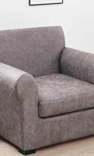 Sofa Chair Cover faux suede leather-Faux Suede Leather water repellent 2 Pieces/Set