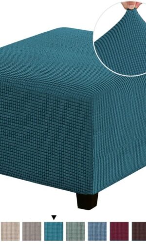 Square Ottoman Cover Stylish Colours 33-100cm