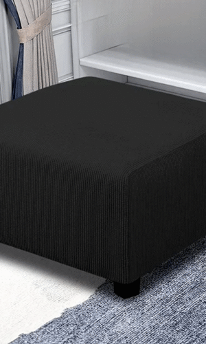 Square Ottoman Cover Stylish Colours 33-100cm
